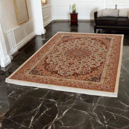 Svilena preproga Helya cream 150x225 perzijska preproga iz viskozne svile