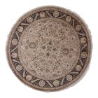 Okrogla preproga Isfahan 305x306 ročno vozlana perzijska preproga