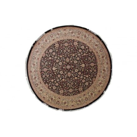 Okrogla preproga Isfahan 310x313 ročno vozlana perzijska preproga