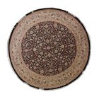 Okrogla preproga Isfahan 310x313 ročno vozlana perzijska preproga