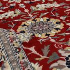 Perzijska preproga Isfahan 214x312 ročno vozlana iranska preproga za dnevno sobo