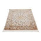 Svilena preproga Negin cream 100x150 visokokakovostna viskozna svilena preproga iz Irana