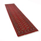 Tekač preproga bordo Bukhara 78x313 ročno vozlana preproga za hodnik