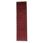 Tekač preproga bordo Butterfly 81x304 ročno vozlana preproga za hodnik