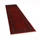 Tekač preproga bordo Butterfly 81x304 ročno vozlana preproga za hodnik