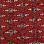 Tekač preproga bordo Butterfly 81x304 ročno vozlana preproga za hodnik