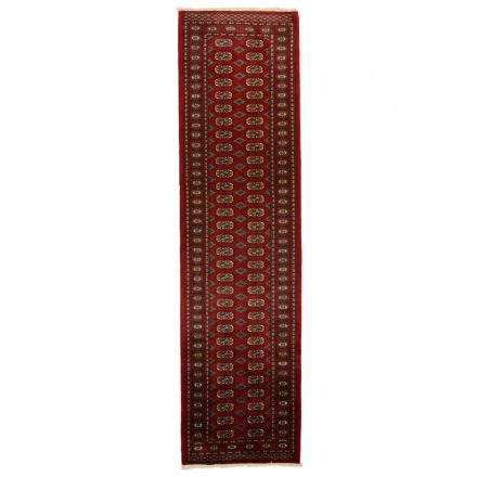 Tekači preproga bordo Bukhara 81x305 ročno vozlana preproga za hodnik
