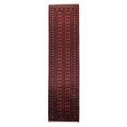 Tekač preproga bordo Bukhara 81x305 ročno vozlana preproga za hodnik