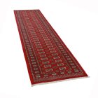 Tekač preproga bordo Bukhara 81x305 ročno vozlana preproga za hodnik