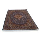 Svilena preproga Mojan svetlo modra 150x225 perzijska preproga iz viskozne svile