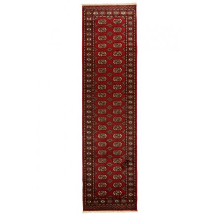 Tekači preproga bordo Bukhara 81x302 ročno vozlana preproga za hodnik