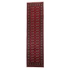 Tekač preproga bordo Bukhara 81x302 ročno vozlana preproga za hodnik