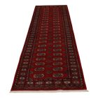 Tekač preproga bordo Bukhara 81x302 ročno vozlana preproga za hodnik
