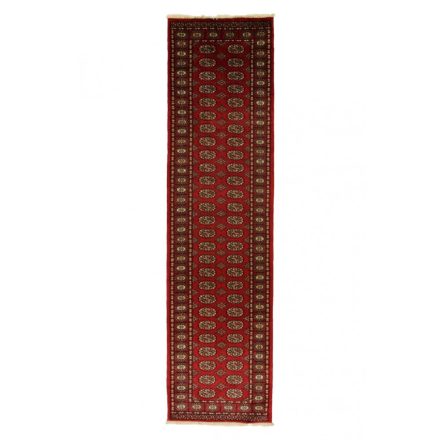Tekači preproga bordo Bukhara 81x308 ročno vozlana preproga za hodnik