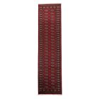 Tekač preproga bordo Bukhara 81x308 ročno vozlana preproga za hodnik