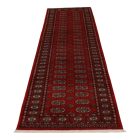 Tekač preproga bordo Bukhara 81x308 ročno vozlana preproga za hodnik