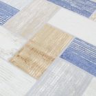 Moderna preproga siva modra rjava SAMI 140x200 strojno izdelana preproga