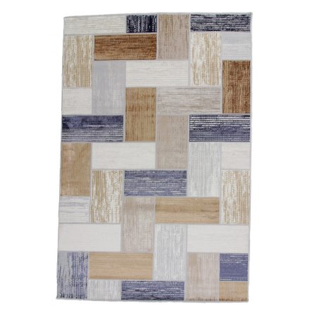 Moderna preproga siva modra rjava SAMI 200x300 strojno izdelana preproga