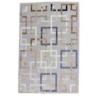 Moderna preproga siva rjava modra AMIR 160x230 strojno izdelana preproga