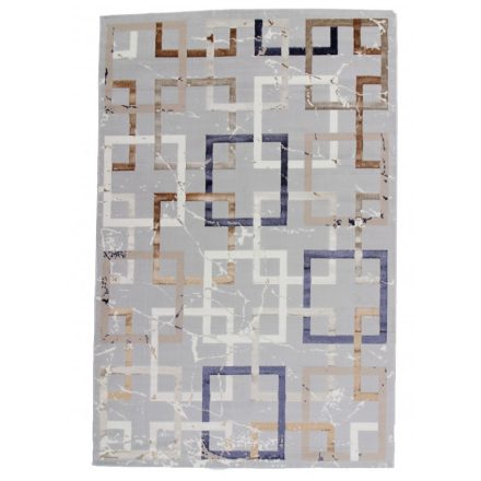 Moderna preproga siva rjava modra AMIR 160x230 strojno izdelana preproga