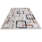 Strojno tkana moderna preproga SIVAN 200x300 cm – rjav dizajn