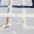 Moderna preproga siva rjava modra AMIR 80x150 strojno izdelana preproga