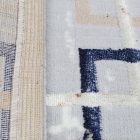 Moderna preproga siva rjava modra AMIR 80x150 strojno izdelana preproga