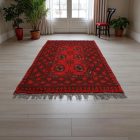 Orientalska preproga bordo Aqchai 73x113 ročno vozlana preproga