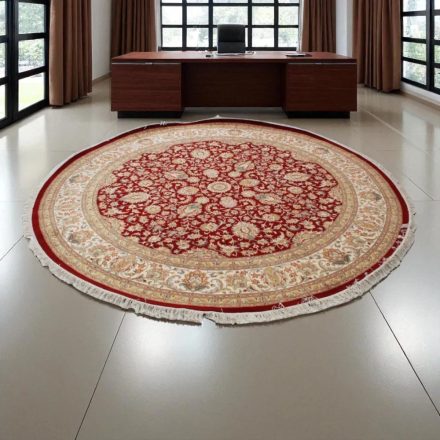 Okrogla preproga Isfahan 247x249 ročno vozlana perzijska preproga