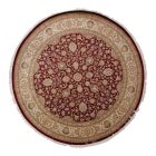Okrogla preproga Isfahan 247x249 ročno vozlana perzijska preproga