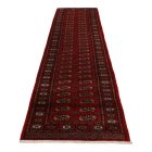 Tekač preproga bordo Bukhara 80x372 ročno vozlana preproga za hodnik