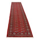 Tekač preproga bordo Bukhara 80x372 ročno vozlana preproga za hodnik