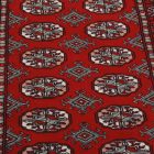 Tekač preproga bordo Bukhara 80x372 ročno vozlana preproga za hodnik
