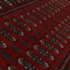 Tekač preproga bordo Bukhara 80x372 ročno vozlana preproga za hodnik