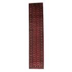 Tekač preproga bordo Bukhara 81x366 ročno vozlana preproga za hodnik