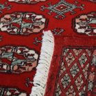 Tekač preproga bordo Bukhara 81x366 ročno vozlana preproga za hodnik