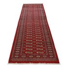 Tekač preproga bordo Bukhara 82x359 ročno vozlana preproga za hodnik