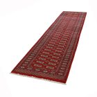 Tekač preproga bordo Bukhara 82x359 ročno vozlana preproga za hodnik