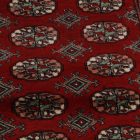 Tekač preproga bordo Bukhara 82x359 ročno vozlana preproga za hodnik
