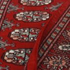 Tekač preproga bordo Bukhara 82x359 ročno vozlana preproga za hodnik