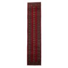 Tekač preproga bordo Bukhara 79x355 ročno vozlana preproga za hodnik