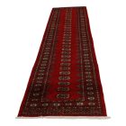 Tekač preproga bordo Bukhara 79x355 ročno vozlana preproga za hodnik