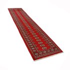 Tekač preproga bordo Bukhara 79x355 ročno vozlana preproga za hodnik