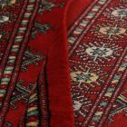 Tekač preproga bordo Bukhara 79x355 ročno vozlana preproga za hodnik