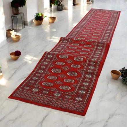 Tekači preproga Bukhara 80x647 cm – bordo orientalska preproga za dolge hodnike