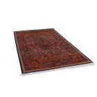 Svilena preproga Golara temno modra 150x225 visokokakovostna viskozna svilena preproga iz Irana