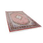 Svilena preproga Sialk opečnato rdeča 180x270 Iranska svilena preproga iz viskoze