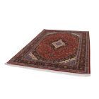 Svilena preproga Sialk opečnato rdeča 180x270 Iranska svilena preproga iz viskoze