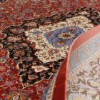 Svilena preproga Sialk opečnato rdeča 180x270 Iranska svilena preproga iz viskoze