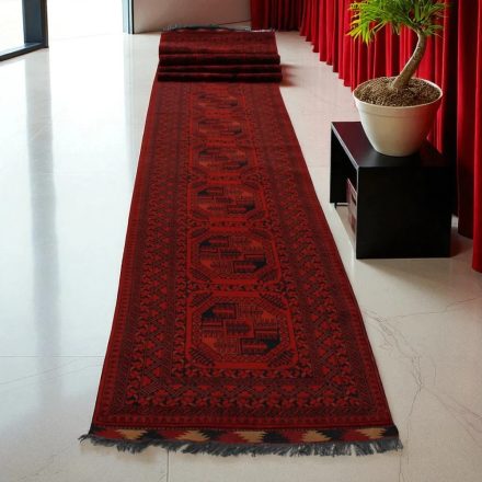 Tekači preproga Afghan 90x779 cm – ročno izdelana orientalska preproga za hodnik